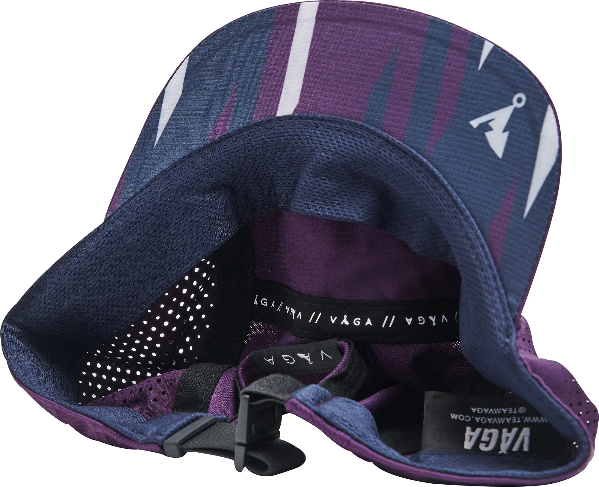 Vaga Feather Racing Running Cap - Purple - Image 5
