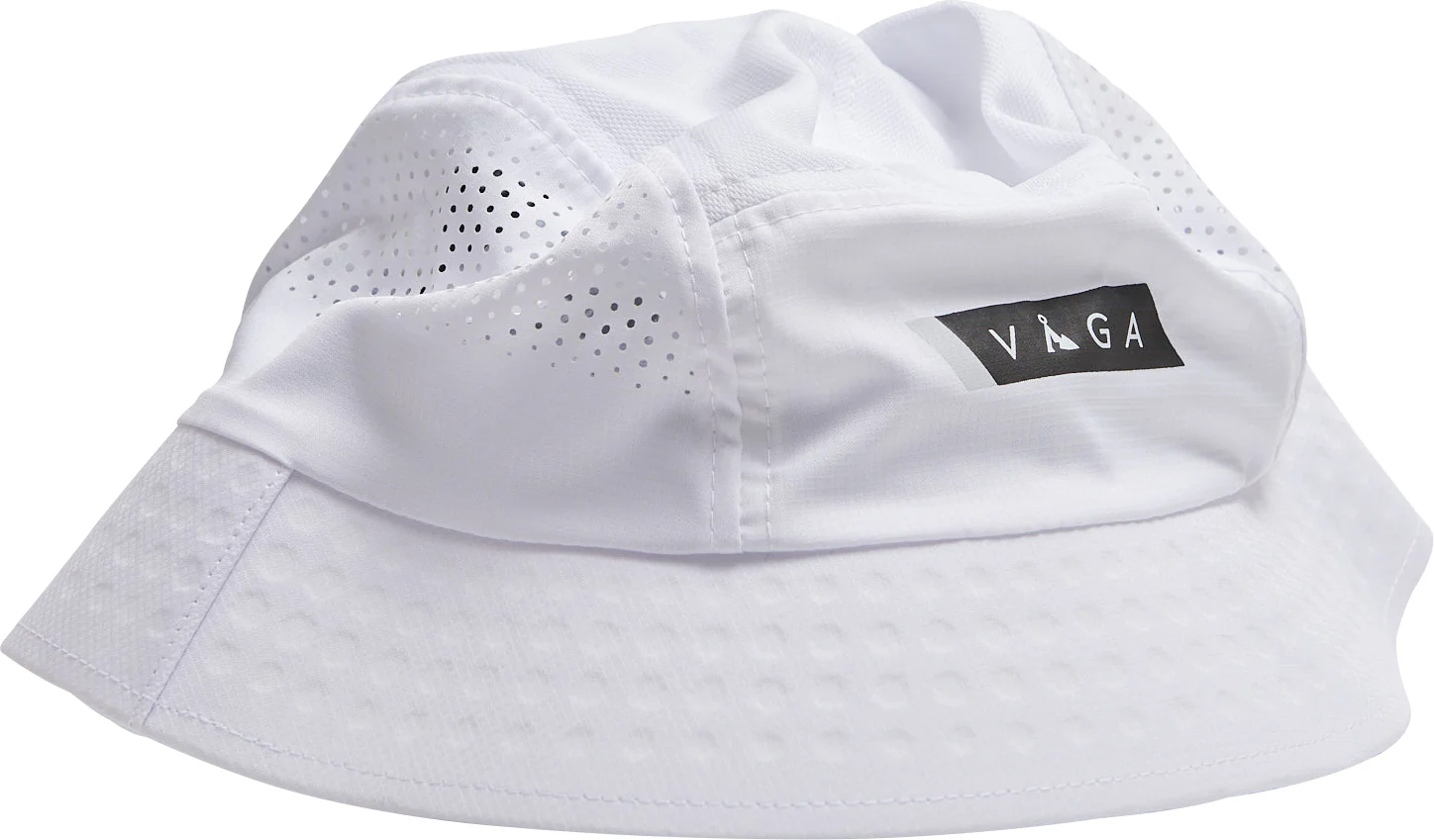 Vaga Feather Running Bucket Hat - White