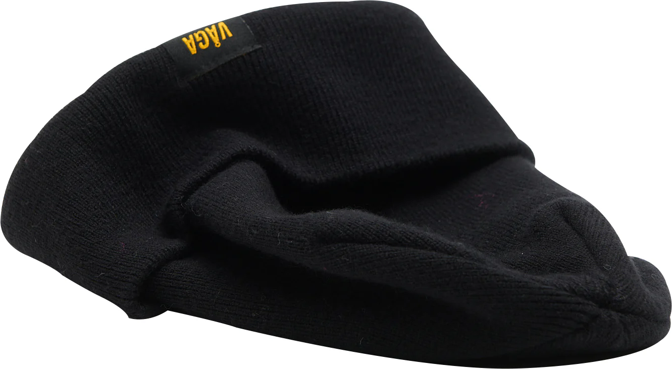 Vaga Fine Rib Running Beanie - Black - Image 2
