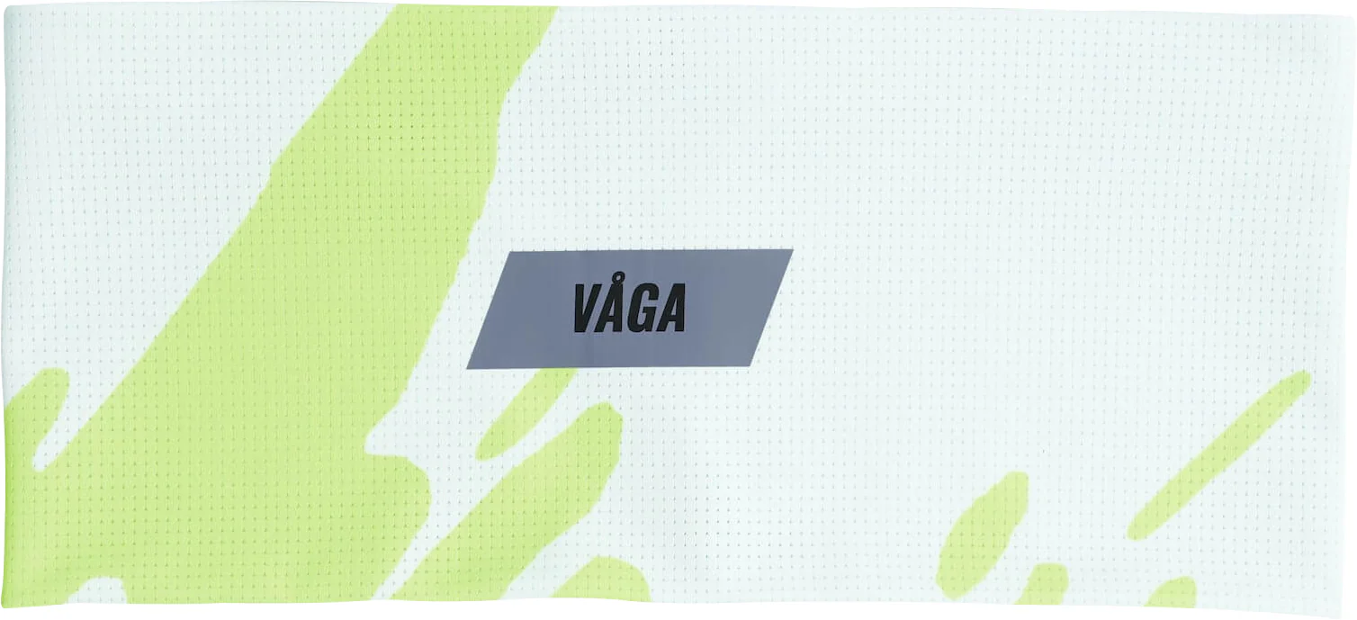 Vaga Lightweight Mesh Running Headband - Green - Image 2