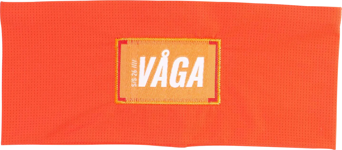 Vaga Lightweight Mesh Running Headband - Orange - Image 2
