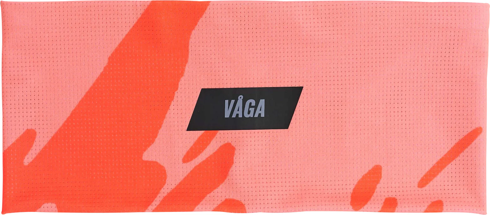 Vaga Lightweight Mesh Running Headband - Red - Image 2