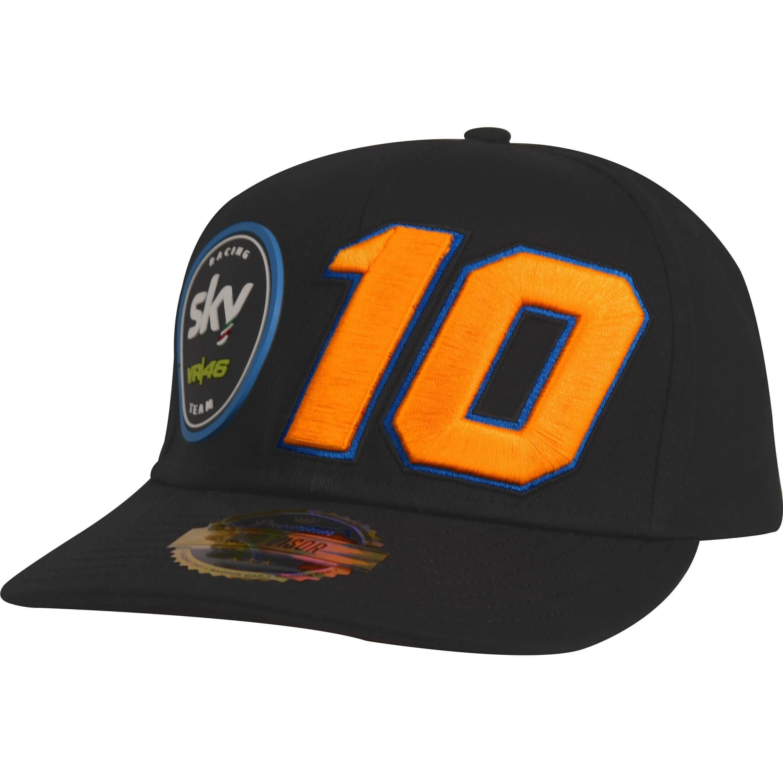 VR46 Sky Racing Team 10 Replica Cap - Black - Image 3