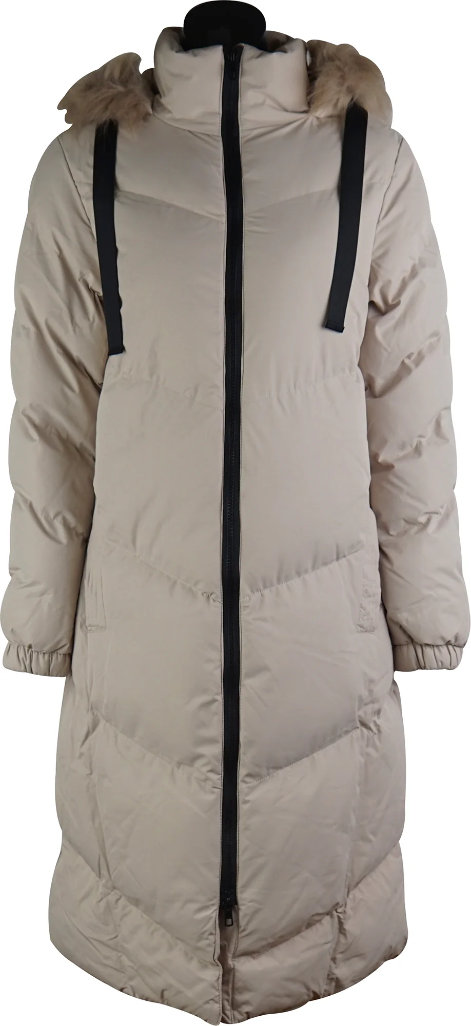 Weekend Vibes Andora Womens Long Jacket - Beige
