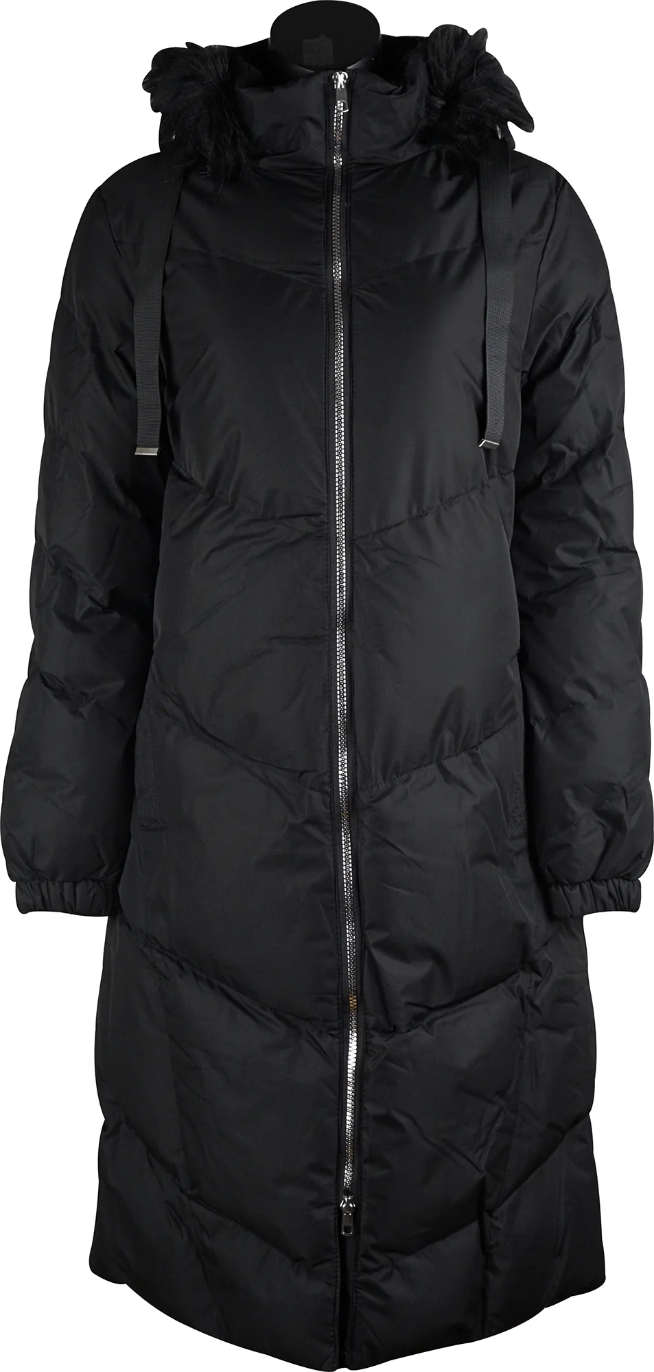 Weekend Vibes Andora Womens Long Jacket - Black