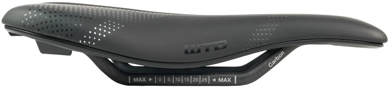 WTB Silverado Carbon Narrow Cycling Saddle - Black - Image 2