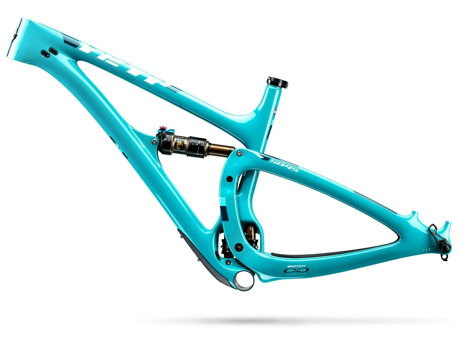 Yeti SB45 T-Series Full Suspension Mountain Bike Frame - Turquoise - Image 2