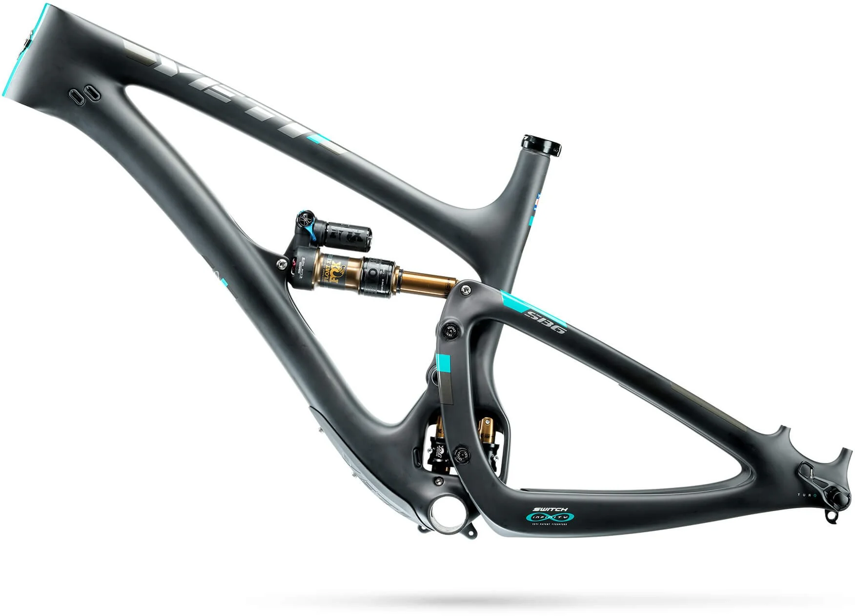Yeti SB6 C-Series Carbon Full Suspension Mountain Bike Frame 2017 - Grey - Image 4