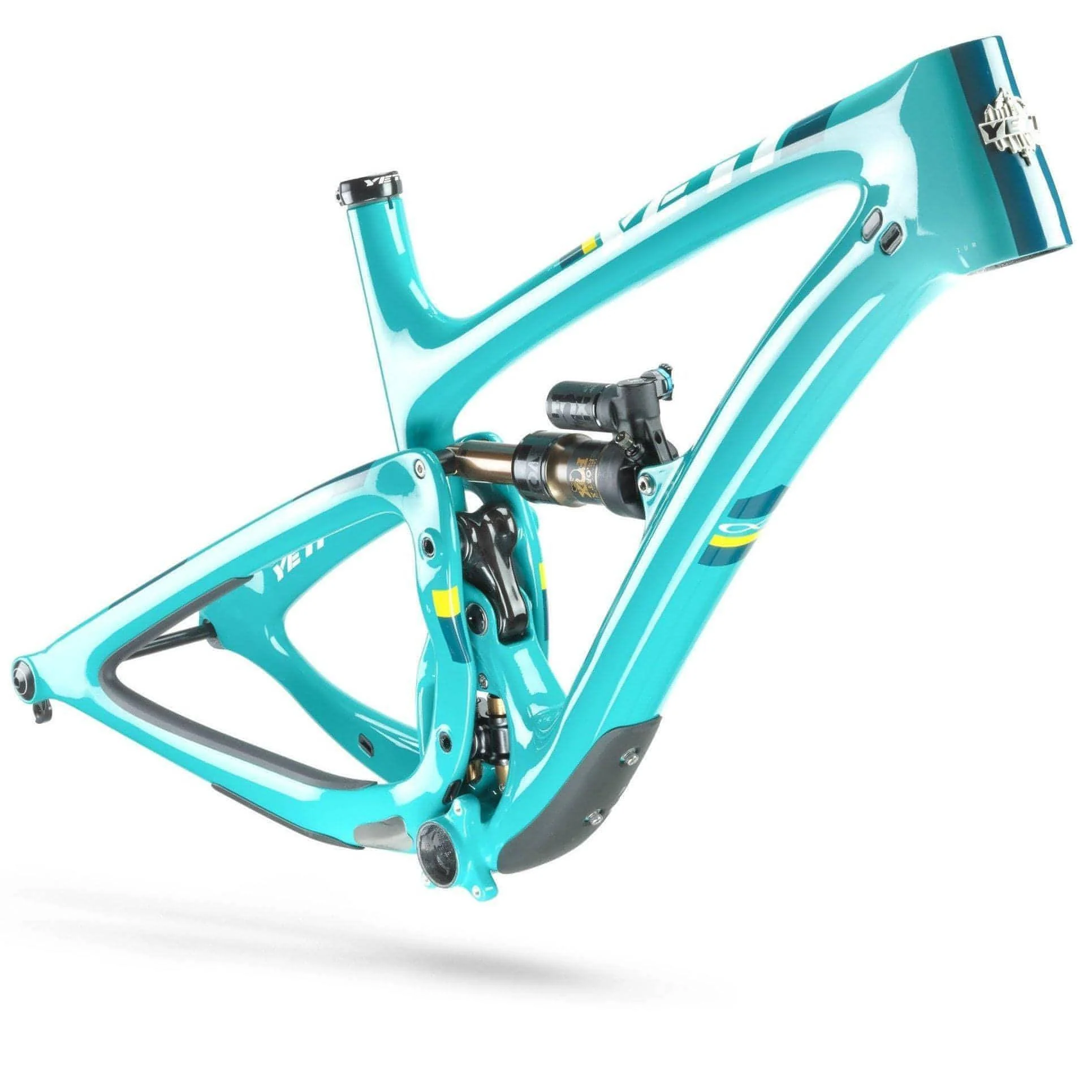 Yeti SB6 T-Series Carbon Full Suspension Mountain Bike Frame 2018 - Turquoise - Image 2